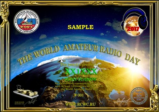 « WORLD AMATEUR RADIO DAY - 2017 » award