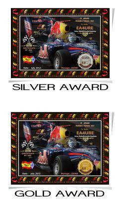 Диплом F1 Valencia AWARD  2012