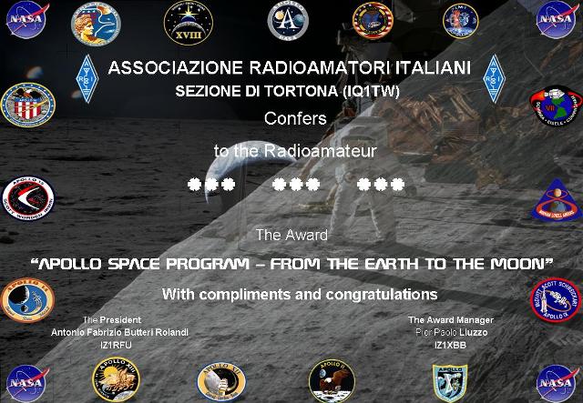 Космическая программа Аполлон - от Земли до Луны award