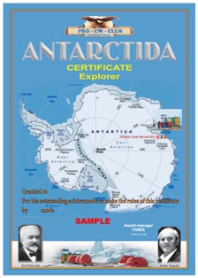 Диплом Antarctida certificate Explorer