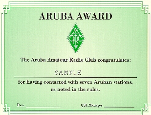 « Aruba » award