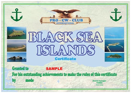 BLACK SEA ISLANDS award