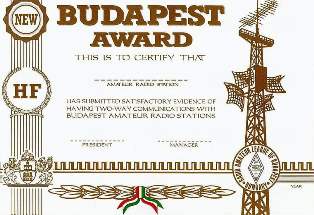 « Budapest (New) » award