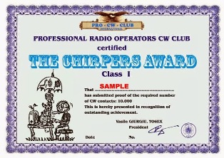 The Chirpers Award award
