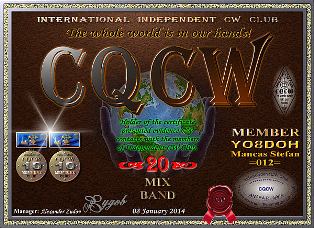 « CQCW » award