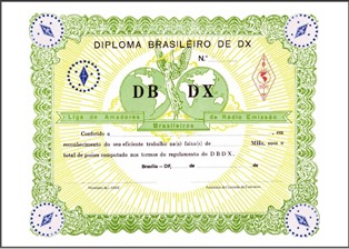 « Brazilian DX Diploma » award