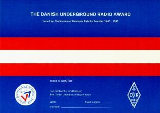 « THE DANISH UNDERGROUND RADIO AWARD » award