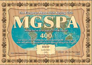 MGSPA award