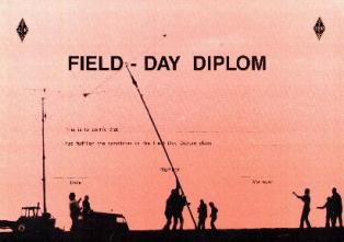 « Field-Day Diplom » award