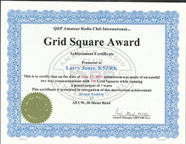 «Grid Square» award