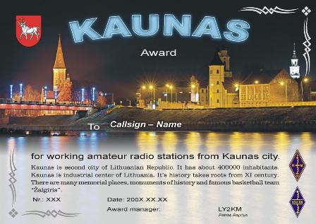 KAUNAS award