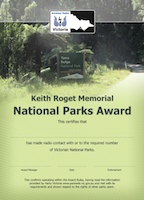 Диплом « Keith Roget Memorial National Parks »
