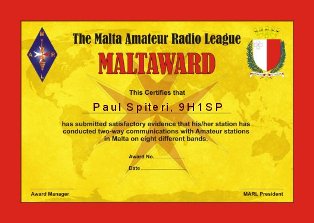 « Malta Award » award