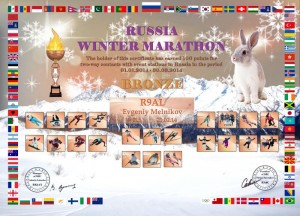 Диплом « Зимний марафон »