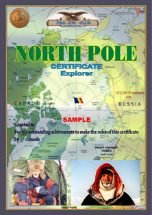 North Pole Certificate award