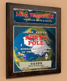 « North Pole Five Bands » award