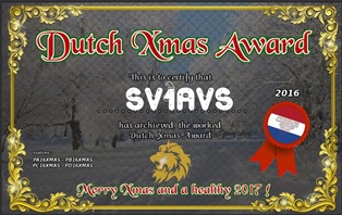 « Dutch Xmas Award » award