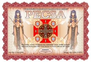 « PECSA 1-й степени » award