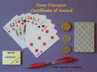 « Poker Champion » award
