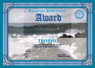 « RUSSIAN ROBINSON AWARD TR » award