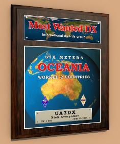« Six Oceania » award