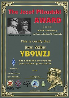 « The Jozef Pilsudski Award » award