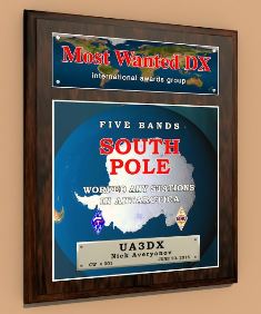 « South Pole Five Bands » award
