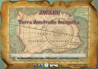 Terra Australis Incognita award