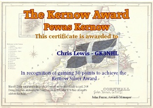 « The Kernow Award » award