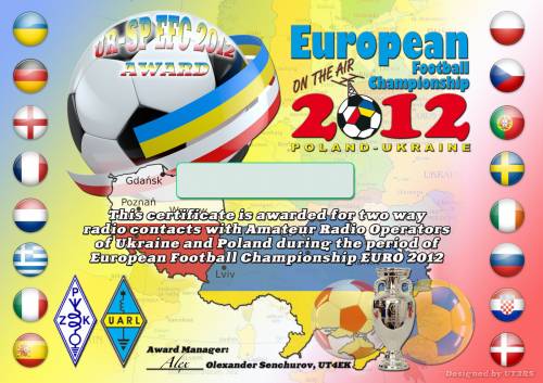 UR-SP EFC 2012 award