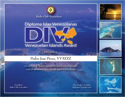 Диплом « Venezuelan islands »
