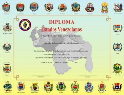 Диплом « Venezuelan States »