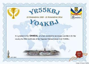 « Diploma aniversara YR55KBJ » award