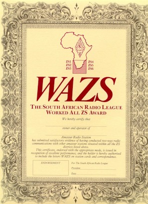Диплом « WAZS »