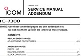 Service Manual IC-7300