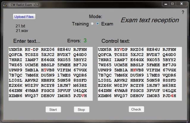 CW Radist Exam